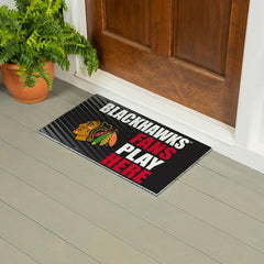 Chicago Blackhawks Fan Mat, 28"x16"