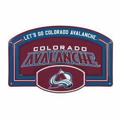 Colorado Avalanche USA Embossed Steel Wall Sign, 11" x 17"