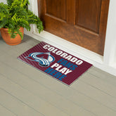 Colorado Avalanche Fan Mat, 28"x16"