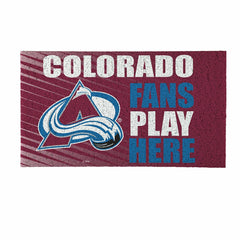 Colorado Avalanche Fan Mat, 28"x16"