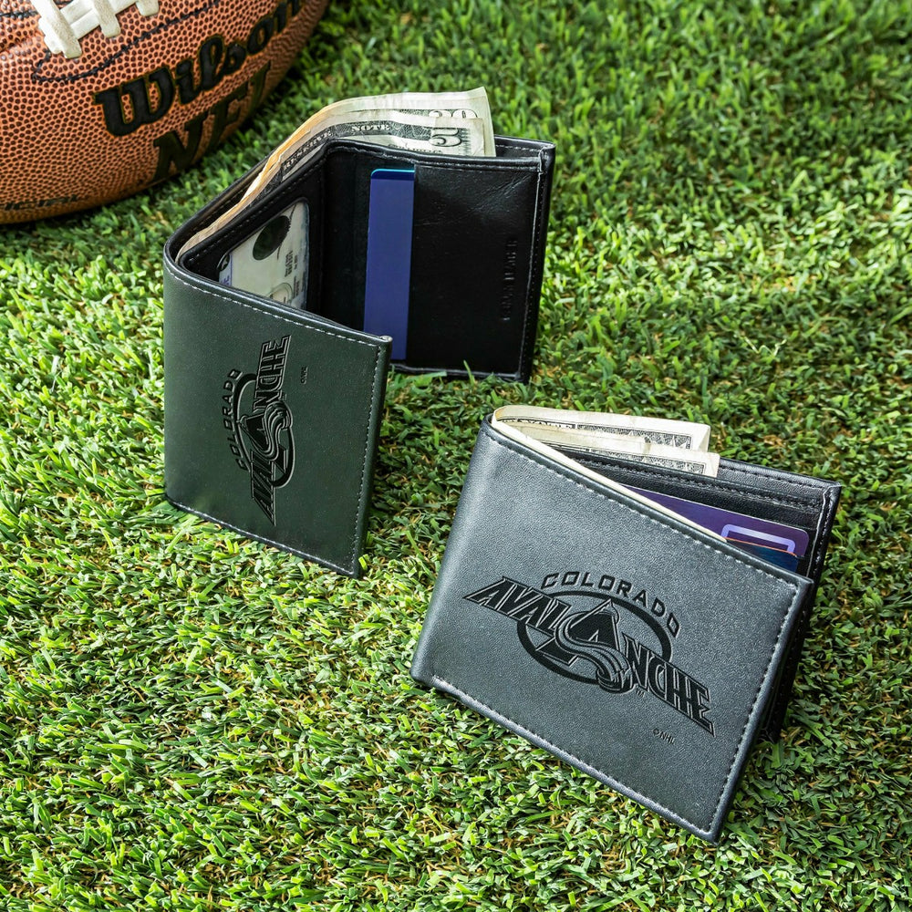 Colorado Avalanche, Bi-Fold and Tri-Fold Wallet Gift Set, Black