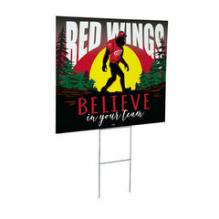 Detroit Red Wings Yard Sign, Bigfoot