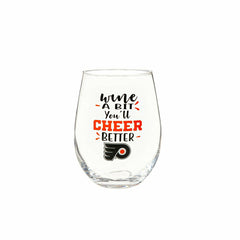 Philadelphia Flyers,17oz Boxed Stemless Glass