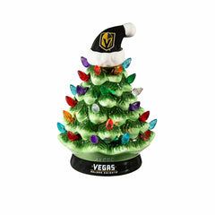 8" LED Ceramic Christmas Tree, Vegas Golden Knights