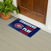 Montreal Canadiens Fan Mat, 28"x16"