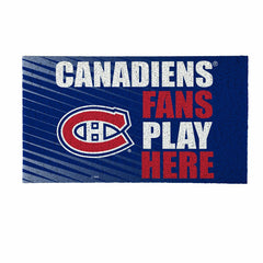 Montreal Canadiens Fan Mat, 28"x16"