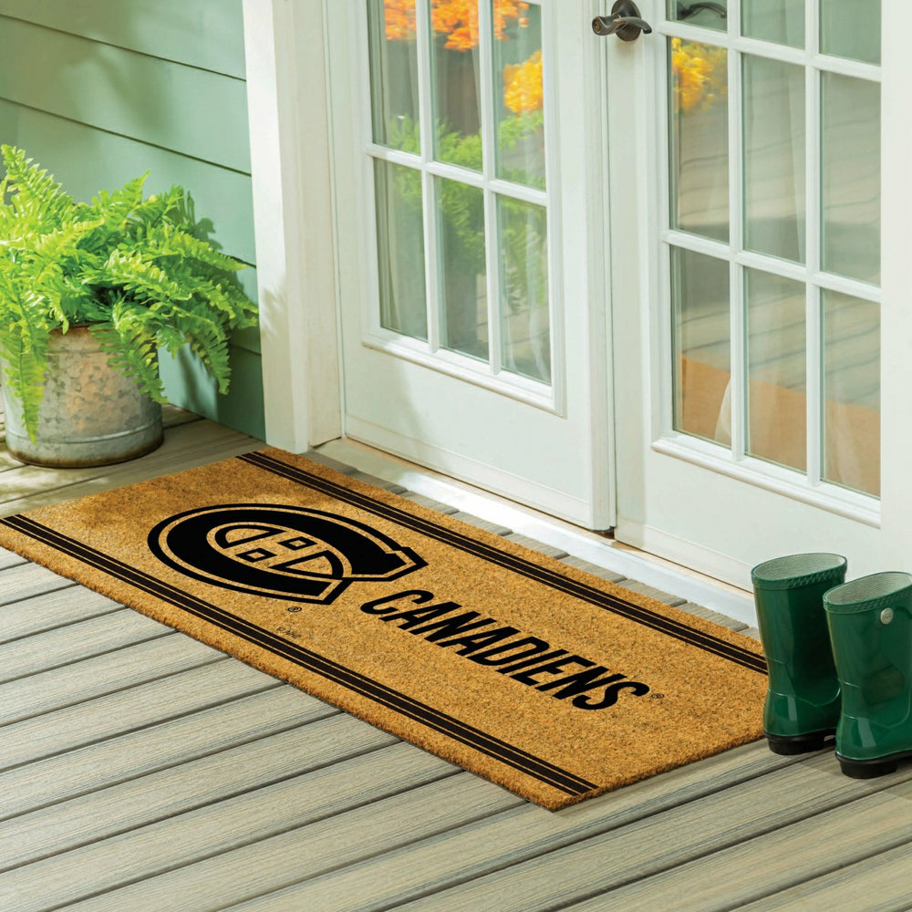 Montreal Canadiens Extra Large One Color Coir Mat, 60"x24"