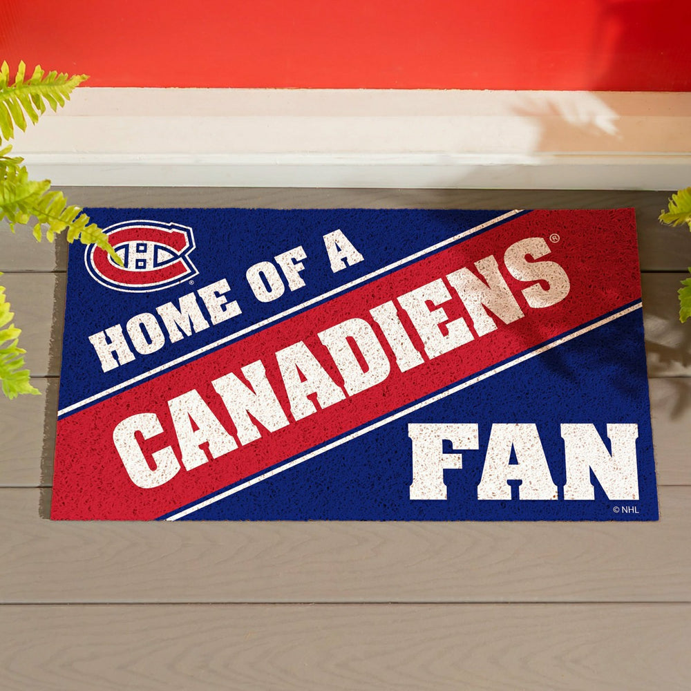 Montreal Canadiens, PVC Mat COLOR, Home of a Fan