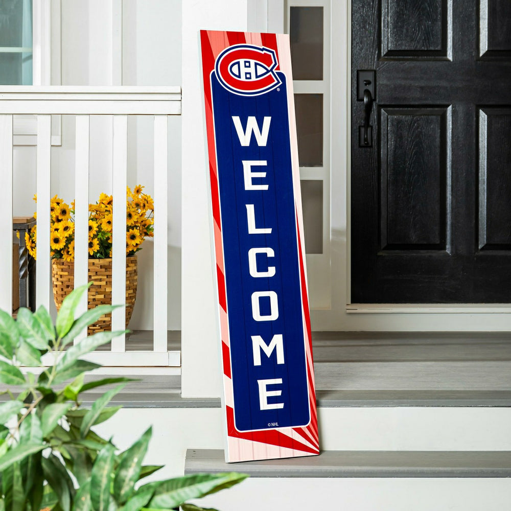 Montreal Canadiens Summer Seasonal Single Sided Large Leaner, 46"