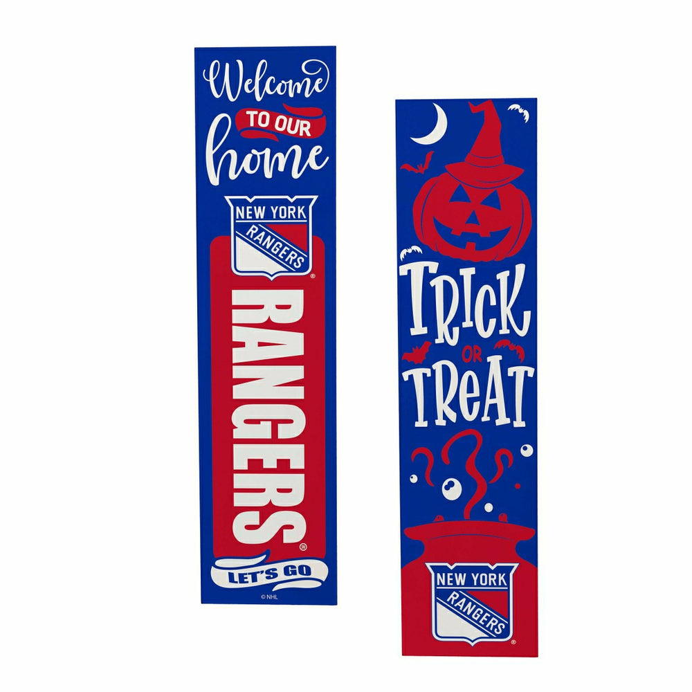 New York Rangers 47" Double Sided Leaner, Halloween