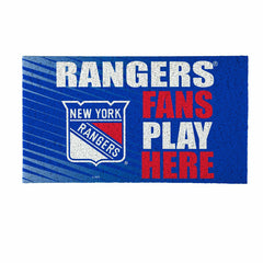 New York Rangers Fan Mat, 28"x16"