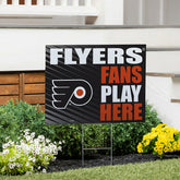 Philadelphia Flyers Coroplast Yard Sign "Fans Play Here"