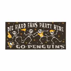 Pittsburgh Penguins Flocked Coir Halloween Sassafras Switch Mat, 22"x1
