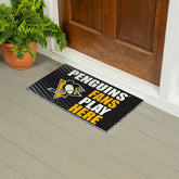 Pittsburgh Penguins Fan Mat, 28"x16"
