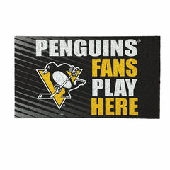 Pittsburgh Penguins Fan Mat, 28"x16"