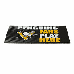 Pittsburgh Penguins Fan Mat, 28"x16"