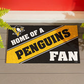Pittsburgh Penguins, PVC Mat COLOR, Home of a Fan