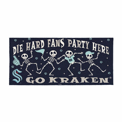 Seattle Kraken Flocked Coir Halloween Sassafras Switch Mat, 22"x10"