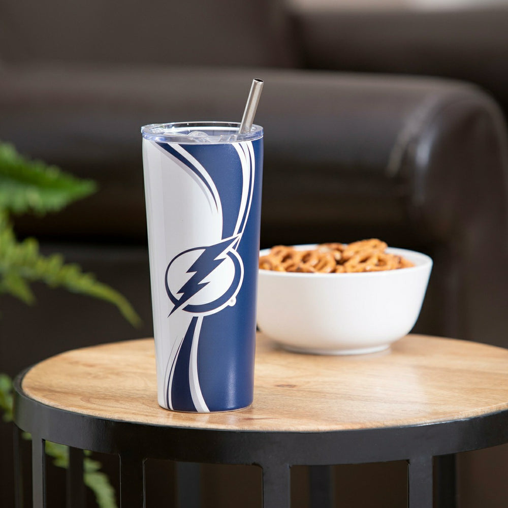 Stainless Steel Tumbler, 20oz, Tampa Bay Lightning