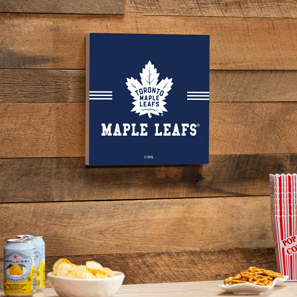 Toronto Maple Leafs Wood Wall Sign, 12x12