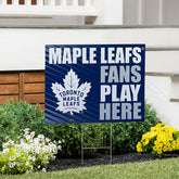 Toronto Maple Leafs Coroplast Yard Sign "Fans Play Here"