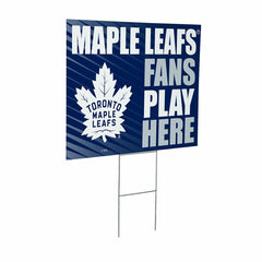 Toronto Maple Leafs Coroplast Yard Sign "Fans Play Here"