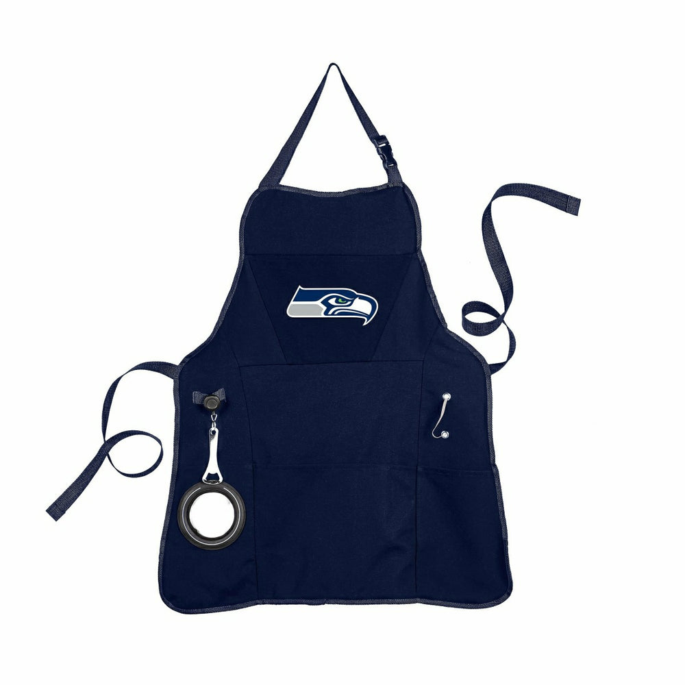 Deluxe Cotton Canvas NFL Team Pride Grilling/Cooking Apron, Seattle Se