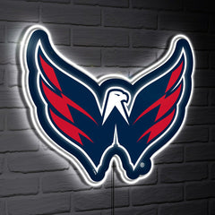 Washington Capitals LED Wall Decor, Glazelite, Logo