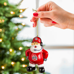 Coach Santa Ornament, Ohio State University