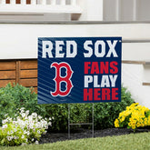 Boston Red Sox Coroplast Yard Sign "Fans Play Here"