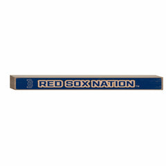 Boston Red Sox Engraved Wood Sign, 1.5" x 18"