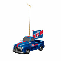 Chicago Cubs Rally Truck Ornament, Set of 2