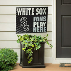Chicago White Sox Coroplast Yard Sign "Fans Play Here"