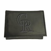 Colorado Rockies Tri-Fold Wallet Black