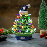 Houston Astros 8" LED Ceramic Christmas Tree