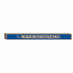 Kansas City Royals Engraved Wood Sign, 1.5" x 18"