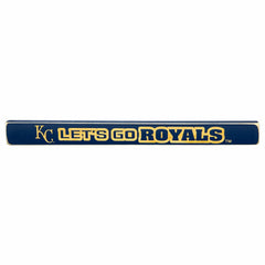 Kansas City Royals Engraved Wood Sign, 1.5" x 18"