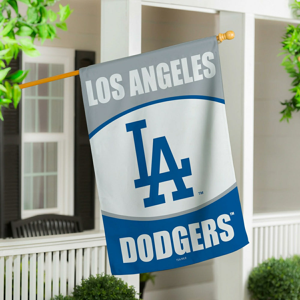 Los Angeles Dodgers Suede Flag, House