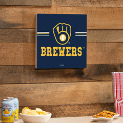 Milwaukee Brewers Wood Wall Sign, 12x12