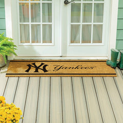 NY Yankees Extra Large One Color Coir Mat, 60"x24"
