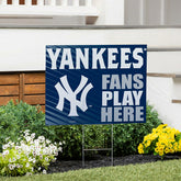 New York Yankees Coroplast Yard Sign "Fans Play Here"