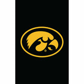 University of Iowa Applique House Flag