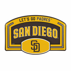 San Diego Padres USA Embossed Steel Wall Sign, 11" x 17"