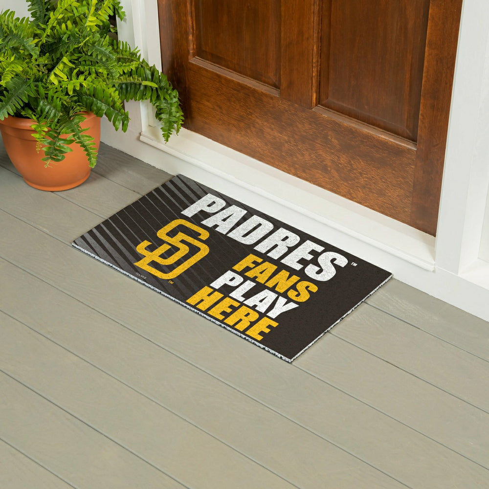 San Diego Padres Fan Mat, 28"x16"
