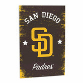 San Diego Padres Wood Wall Sign, 16x24
