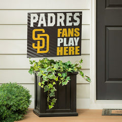 San Diego Padres Coroplast Yard Sign "Fans Play Here"