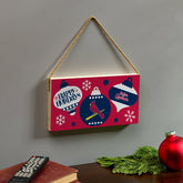 St Louis Cardinals Holiday Wood Wall Sign, 6x11