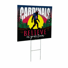 St Louis Cardinals Yard Sign, Bigfoot