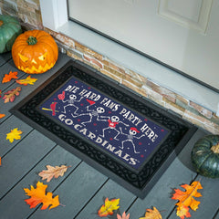 St Louis Cardinals Flocked Coir Halloween Sassafras Switch Mat, 22"x10