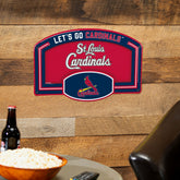 St Louis Cardinals USA Embossed Steel Wall Sign, 11" x 17"